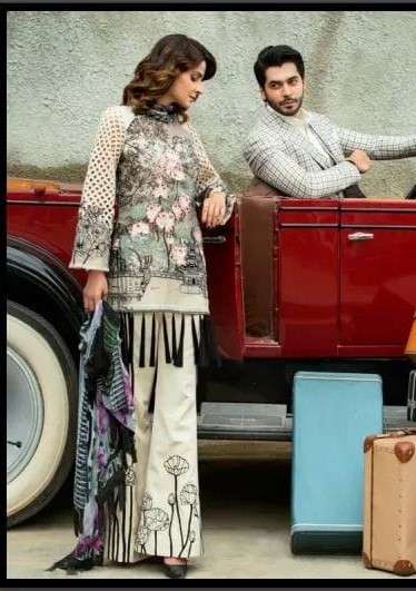 Erum khan Textile  Luxury Lawn Collection By Zohan